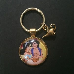 Aladdin & Jasmine keychain